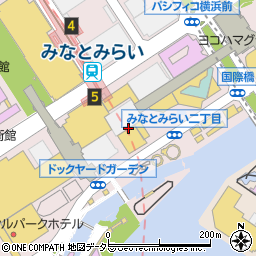 横浜銀行クイーンズスクエア ＡＴＭ周辺の地図