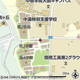 岐阜県立ひまわりの丘　第二学園周辺の地図