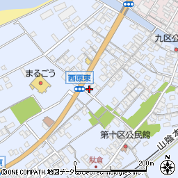 鳥取県米子市淀江町西原1299-18周辺の地図