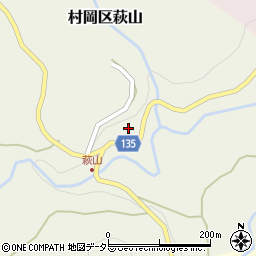 兵庫県美方郡香美町村岡区萩山56周辺の地図