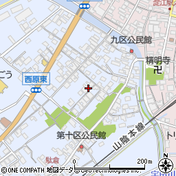 鳥取県米子市淀江町西原554周辺の地図