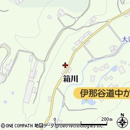 長野県飯田市箱川166周辺の地図