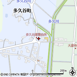 島根県出雲市多久谷町106周辺の地図