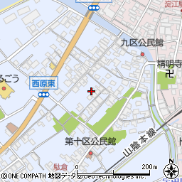 鳥取県米子市淀江町西原555周辺の地図