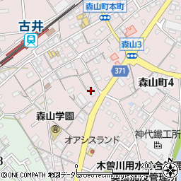 東濃信用金庫古井支店周辺の地図