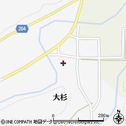 鳥取県東伯郡琴浦町大杉494周辺の地図