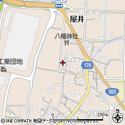 岐阜県本巣市屋井438周辺の地図