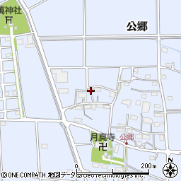岐阜県揖斐郡大野町公郷1442-2周辺の地図