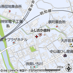 岐阜県恵那市大井町550-11周辺の地図
