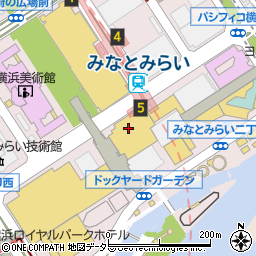 ハピリィフォトスタジオ横浜みなとみらい店周辺の地図