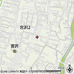 コズミックシティ宮沢第一ａ周辺の地図