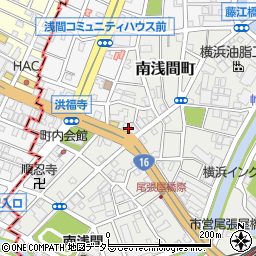 神奈川県横浜市西区南浅間町19-11周辺の地図