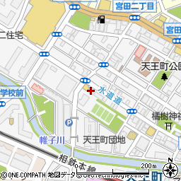 神奈川中央ヤクルト販売株式会社　天王町センター周辺の地図