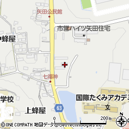 岐阜県美濃加茂市蜂屋町上蜂屋3536周辺の地図