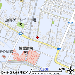 あだち美容室博愛病院前店周辺の地図