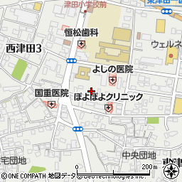 島根県松江市東津田町1196周辺の地図