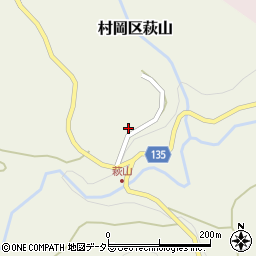 兵庫県美方郡香美町村岡区萩山116周辺の地図