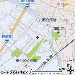 鳥取県米子市淀江町西原539周辺の地図