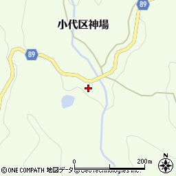 兵庫県美方郡香美町小代区神場164周辺の地図