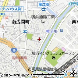 神奈川県横浜市西区南浅間町2-5周辺の地図