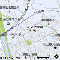岐阜県恵那市大井町550-5周辺の地図