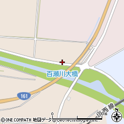 百瀬川大橋周辺の地図