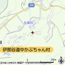 長野県飯田市箱川386周辺の地図