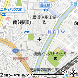 神奈川県横浜市西区南浅間町2-2周辺の地図