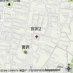 神奈川県横浜市瀬谷区宮沢2丁目36周辺の地図