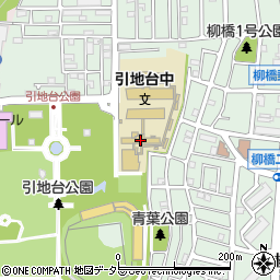 大和市立引地台中学校周辺の地図