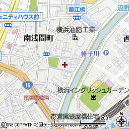 神奈川県横浜市西区南浅間町2周辺の地図