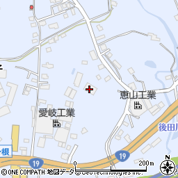 東濃鉄道株式会社　恵那営業所周辺の地図