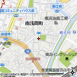 神奈川県横浜市西区南浅間町8-6周辺の地図