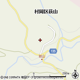 兵庫県美方郡香美町村岡区萩山119周辺の地図