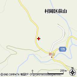 兵庫県美方郡香美町村岡区萩山102周辺の地図