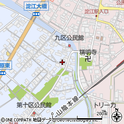 鳥取県米子市淀江町西原528周辺の地図