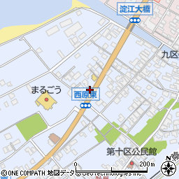 鳥取県米子市淀江町西原1299-7周辺の地図