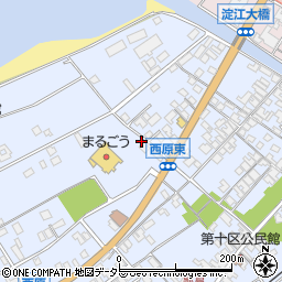 鳥取県米子市淀江町西原1297-8周辺の地図