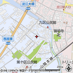 鳥取県米子市淀江町西原535周辺の地図