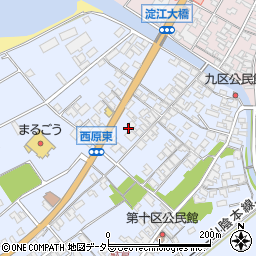 鳥取県米子市淀江町西原1303-32周辺の地図