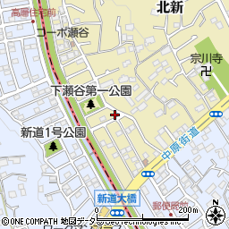 神奈川県横浜市瀬谷区北新36-2周辺の地図