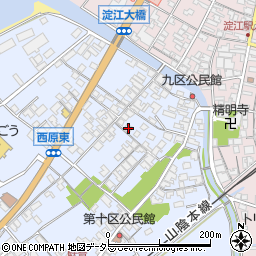 鳥取県米子市淀江町西原550-6周辺の地図