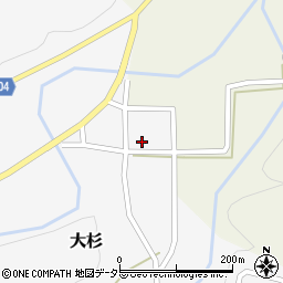 鳥取県東伯郡琴浦町大杉28周辺の地図