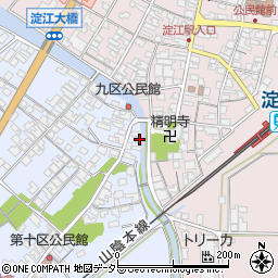 鳥取県米子市淀江町西原505周辺の地図