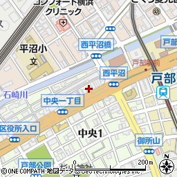 ウェルカーサ横浜中央周辺の地図