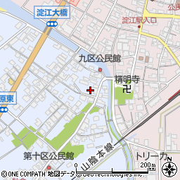 鳥取県米子市淀江町西原527周辺の地図