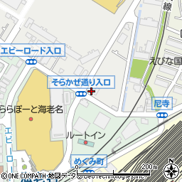 タイムズカー海老名駅西口店周辺の地図