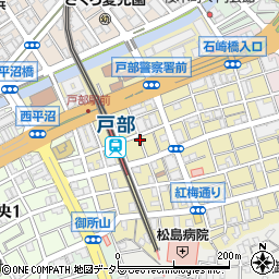 神奈川県横浜市西区戸部本町周辺の地図