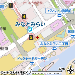 クイーンズスクエア横浜周辺の地図