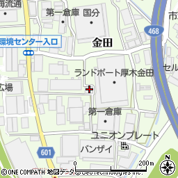 神奈川県厚木市金田1096周辺の地図